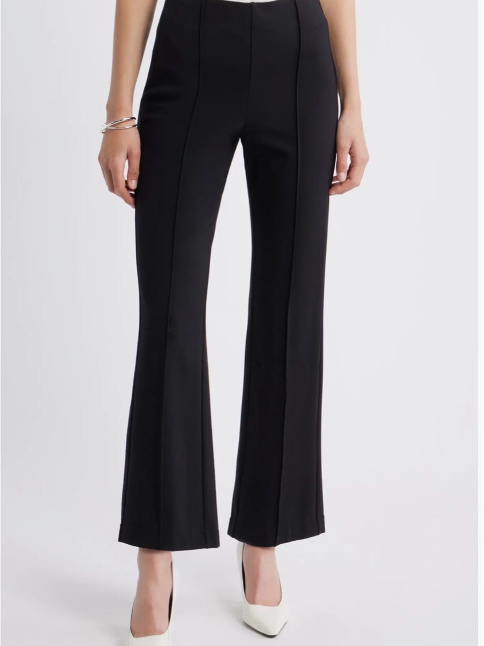 SPANX Black Perfect Pant Kick Flare Medium